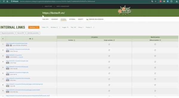 hướng dẫn sử dụng SEOquake